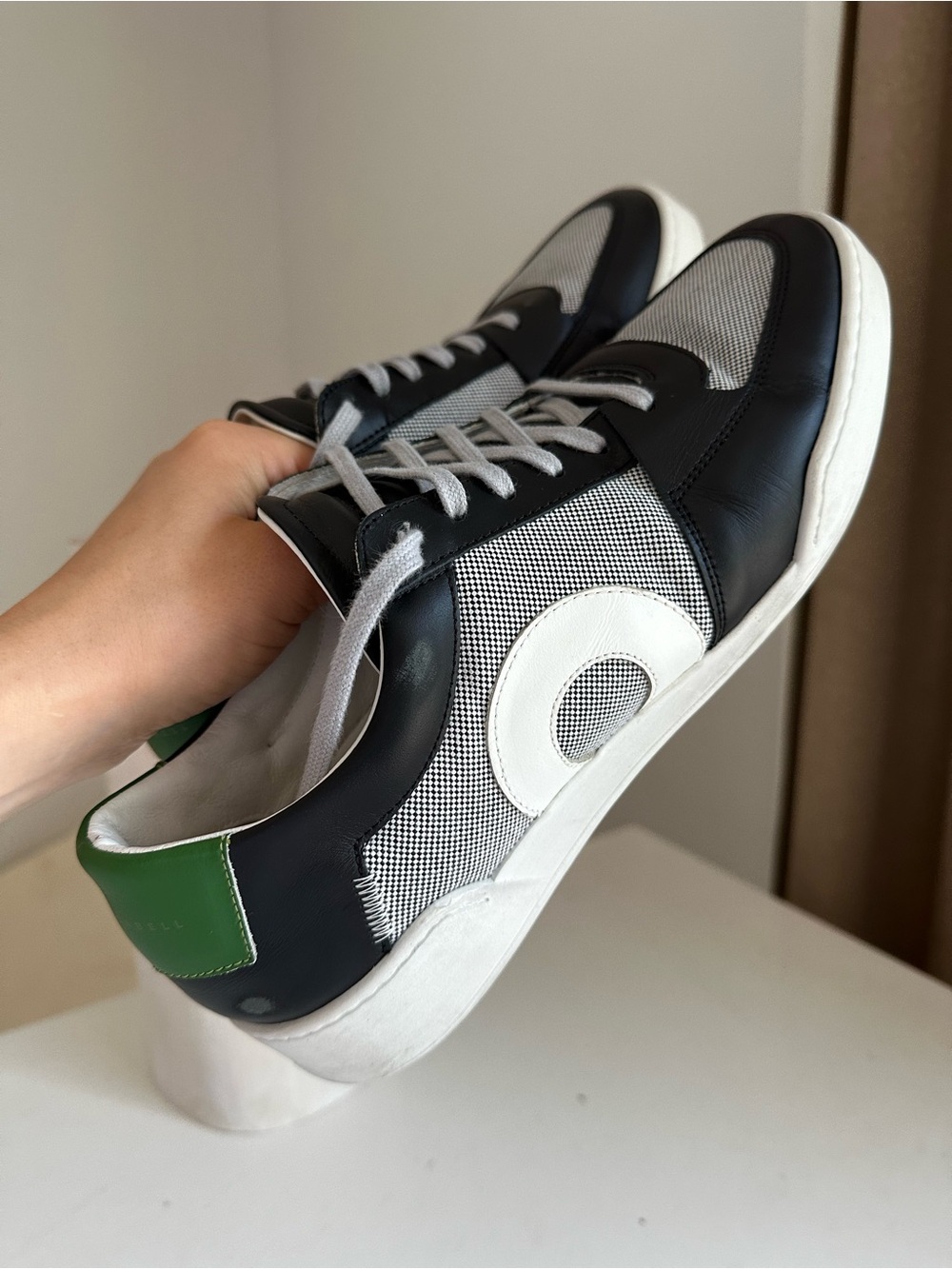Oliver Cabell Leather & Textile Sneakers Size EU 42. Made in Italy.